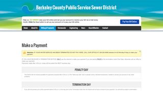 Make a Payment - Berkeley County Public Service Sewer District