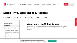 Applying for an Online Degree - Berklee Online