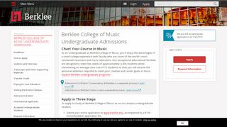 Undergraduate Admissions | Berklee College of Music