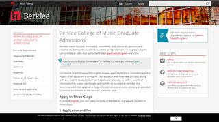 Graduate Admissions | Berklee College of Music