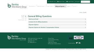 Pay Bill - Property and Casualty Insurance - Berkley Mid-Atlantic Group