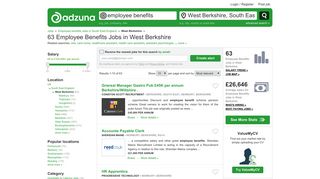 56 Employee Benefits Jobs in West Berkshire | Adzuna
