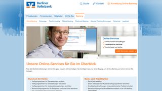 Online-Services - Berliner Volksbank