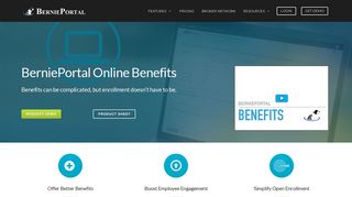Online Employee Benefits Enrollment Software | BerniePortal