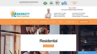 Pest Control Residential Services | Berrett Pest Control