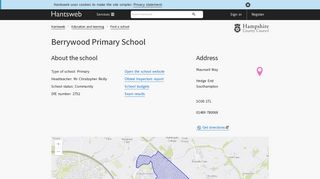 Berrywood Primary School | Hantsweb - Hampshire County Council