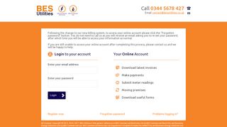 BES Utilities - Customer Online Account