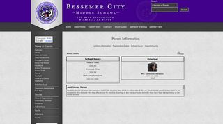 Bessemer City Middle School: Parent Information