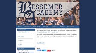 New Grade Checking Software! Welcome to ... - Bessemer Academy