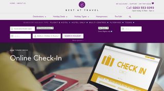 Online Check In | Best At Travel