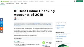 10 Best Online Checking Accounts of 2019 - NerdWallet