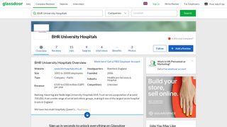 Working at BHR University Hospitals | Glassdoor.co.uk