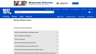 Affiliate Program FAQs - Best Buy