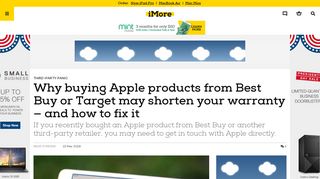 Why buying Apple products from Best Buy or Target may shorten your ...
