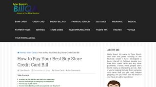 BestBuy Credit Card Pay my Bill | Www.HRSAccount.com/BestBuy ...