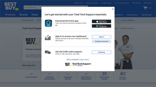 Total Tech Support Dashboard – Best Buy