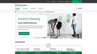 Accord D financing | Desjardins