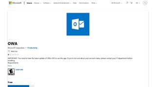 Get OWA - Microsoft Store