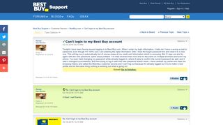 Solved: Can't login to my Best Buy account - Best Buy Support ...