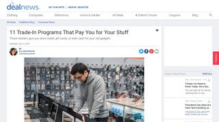 11 Trade-In Programs That Pay You for Your Stuff - DealNews