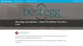 Best Egg Loans: In-Depth Review for 2019 | SuperMoney!