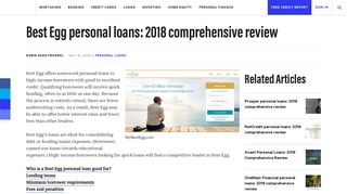 Best Egg Personal Loans: Comprehensive Review - Bankrate.com