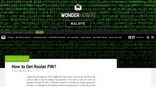 How to Get Router PIN? « Null Byte :: WonderHowTo