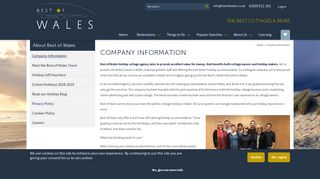 Company Information | Best of Wales