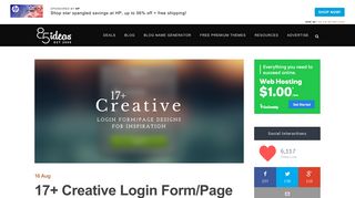 17+ Creative Login Form/Page Designs for Inspiration - 85ideas.com