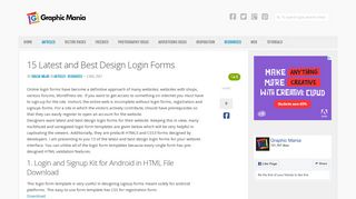 15 Latest and Best Design Login Forms - Graphic Mania