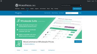 WooCommerce Wholesale Prices | WordPress.org