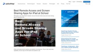 Best Remote Access and Screen Sharing Apps for iPad at School ...