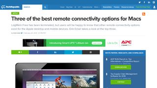 Three of the best remote connectivity options for Macs - TechRepublic