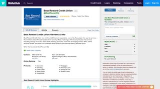 Best Reward Credit Union Reviews - WalletHub