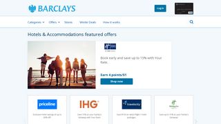 Hotels & Accommodations Coupons & Deals - Barclaycard ...