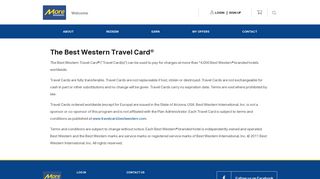 The Best Western Travel Card® | More Rewards