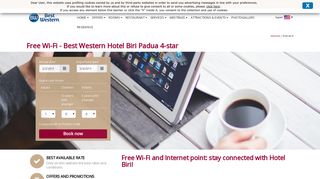 Hotel with Free Wi-Fi in Padua - Best Western Hotel Biri 4-star