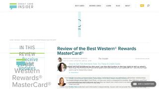 2019 Review: Best Western Rewards Mastercard - For Best Western ...