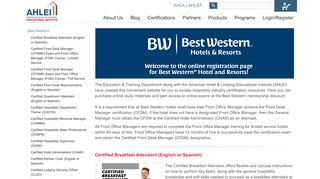 Best Western : Educational Institute