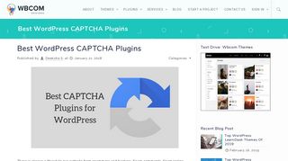 5 Best WordPress Captcha plugins to protect your website.