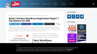 What's The Best WordPress Registration Plugin? 7 Top Options For ...
