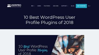 10 Best WordPress User Profile Plugins of 2018 - UserPRO