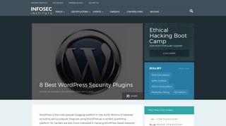 8 Best WordPress Security Plugins - InfoSec Resources