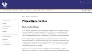TCA Connect - Project Opportunities