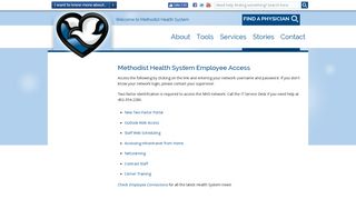For Employees | Methodist Health System