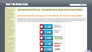 www.bestchoice123.com - Easy Application. Apply forFast Cash ...