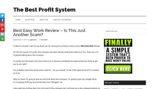 Best Easy Work Review - Is This Just Another Scam?