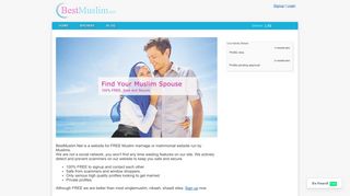 BestMuslim.Net - Muslim Islamic Nikah, Marriage Matrimonial, Singles ...