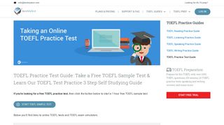 TOEFL Practice Test Guide - Free TOEFL Sample ... - BestMyTest TOEFL