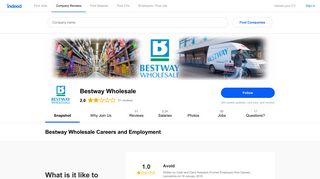 Bestway Wholesale Careers and Employment | Indeed.co.uk